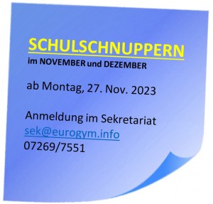 Schnuppern