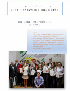 Foto Unternehmerprüfung 8a