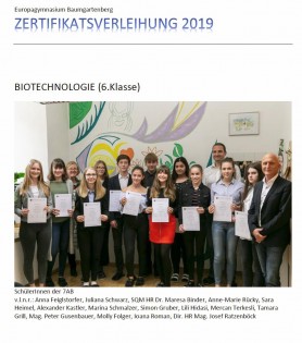 Biotoechnologie 2019