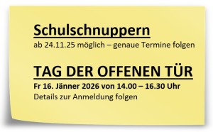 Informationsveranstaltungen